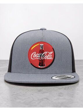 Cocal-Coal Soda Logo YP Classics 6006 Flat Bill Trucker Mesh Back Snapback grey/